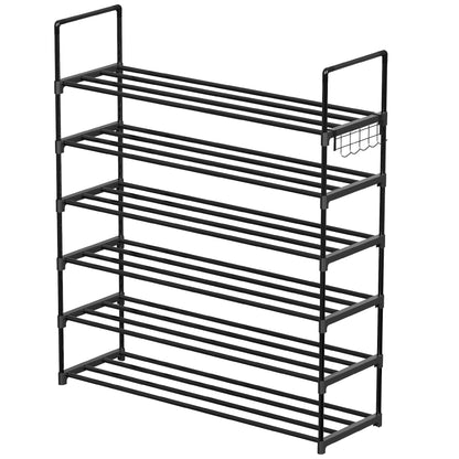 Riousery 6 Tiers Shoe Rack Shoe Storage Organizer for Entryway Closet, 38.4 Inch Length Stackable Shoe Shelf Hold up to 30-40 Pairs Shoes