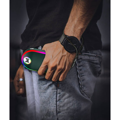 Madala Hand Warmers, 10000Mah Hand Warmers Rechargeable, 7 Changing Colors Lights Electric Hand Warmers, Reusable Hand Warmer for Raynauds, Outdoors, Hunting, Golf, Camping, Women Mens Gifts(Green)