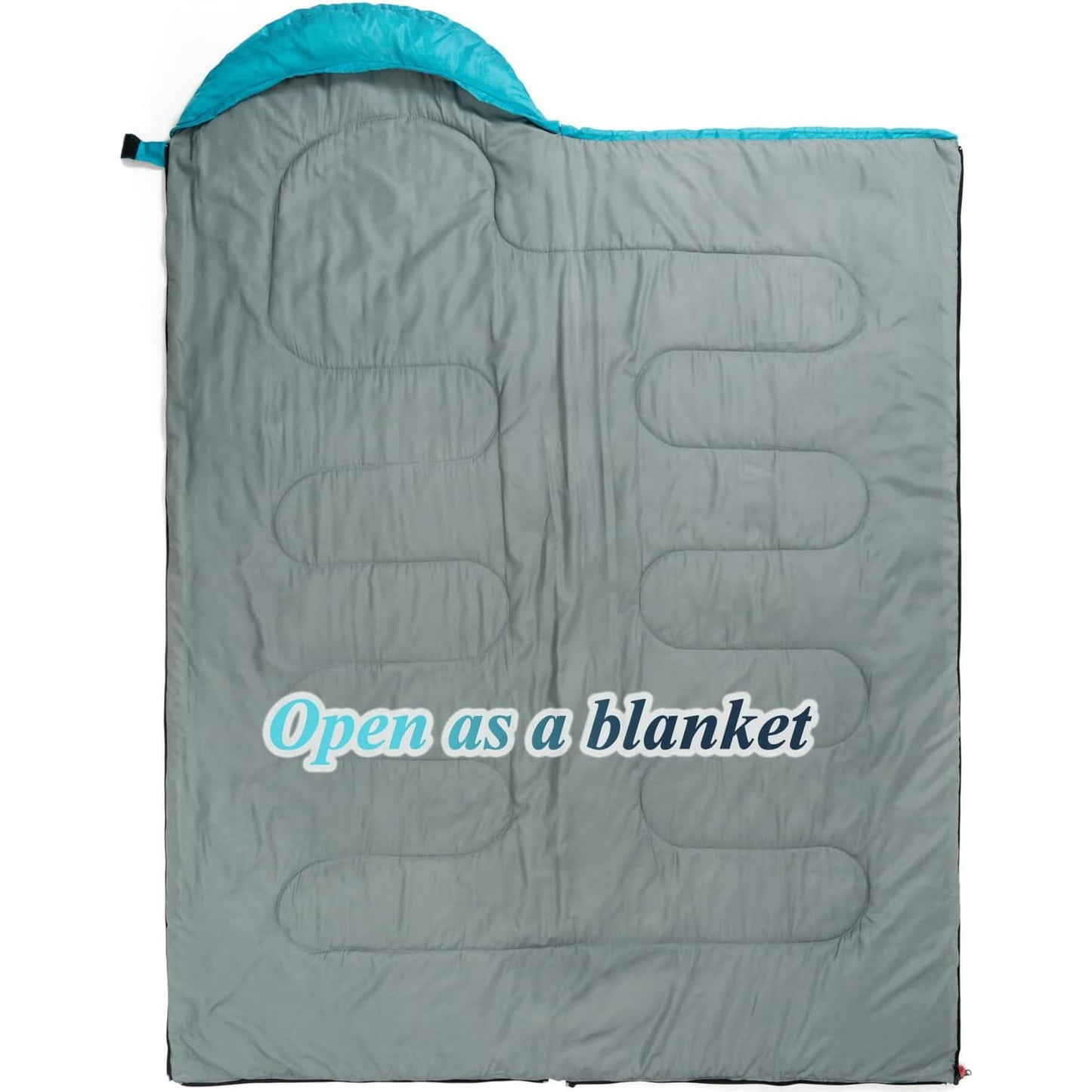 OHHANI Sleeping Bag for Adults Lightweight Backpacking, Comfort 40°F to 77°F, 87" x 30" Suitable for Camping, Hiking, Travel, Black