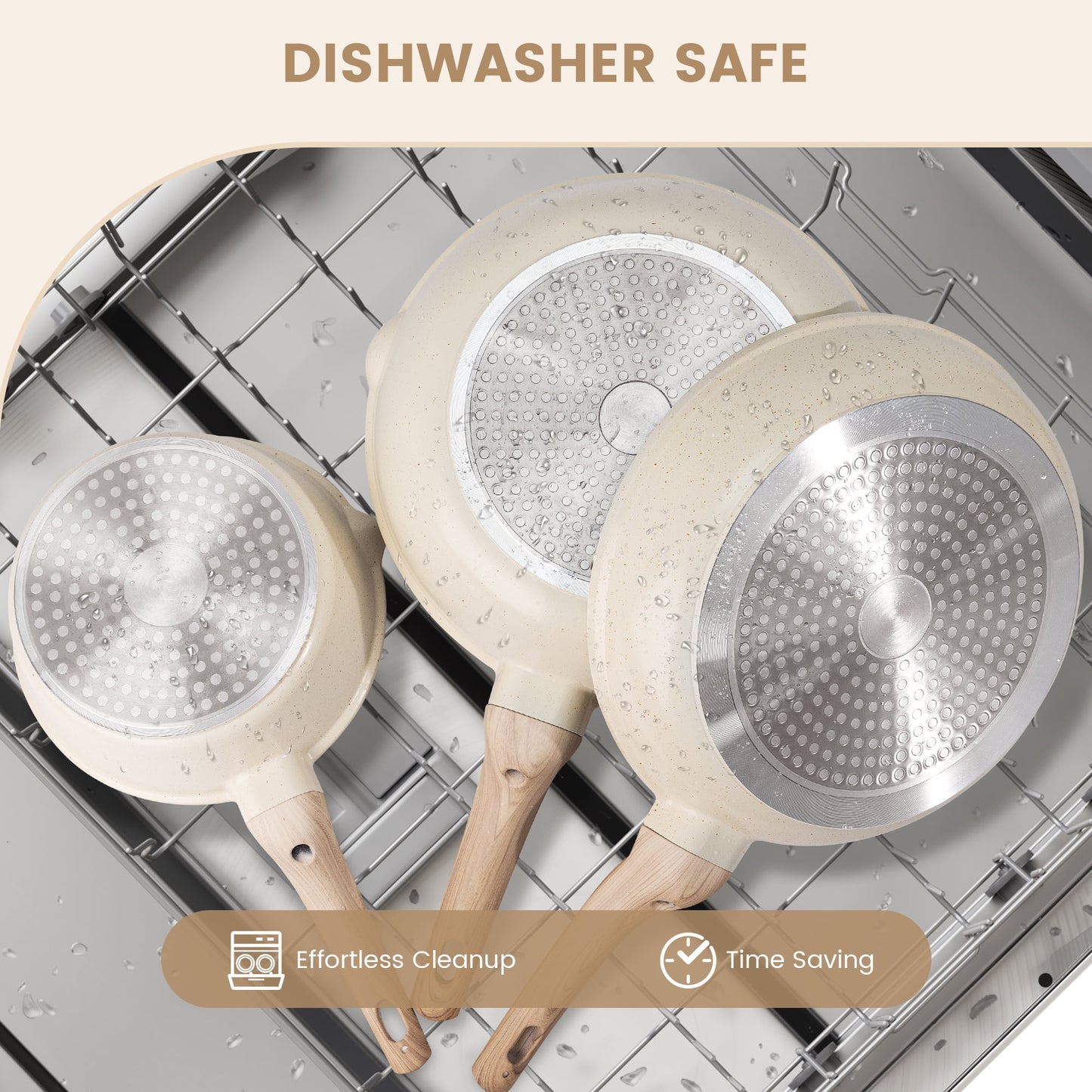 Younghome Nonstick Pots and Pans Set,12 Pcs Induction Kitchen Cookware Cooking Sets,Dishwasher Safe