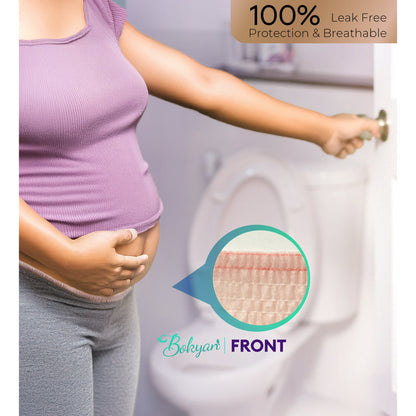 Bokyan Adult Incontinence Underwear for Women,Postpartum Bladder Leak Underwear,Disposable,XL,20 Ct