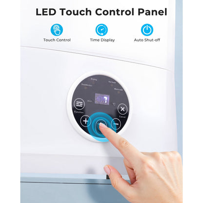 Granlass Bottle Sterilizer and Dryer, Electric Steam with Baby Bottle Warmer, Food Prep